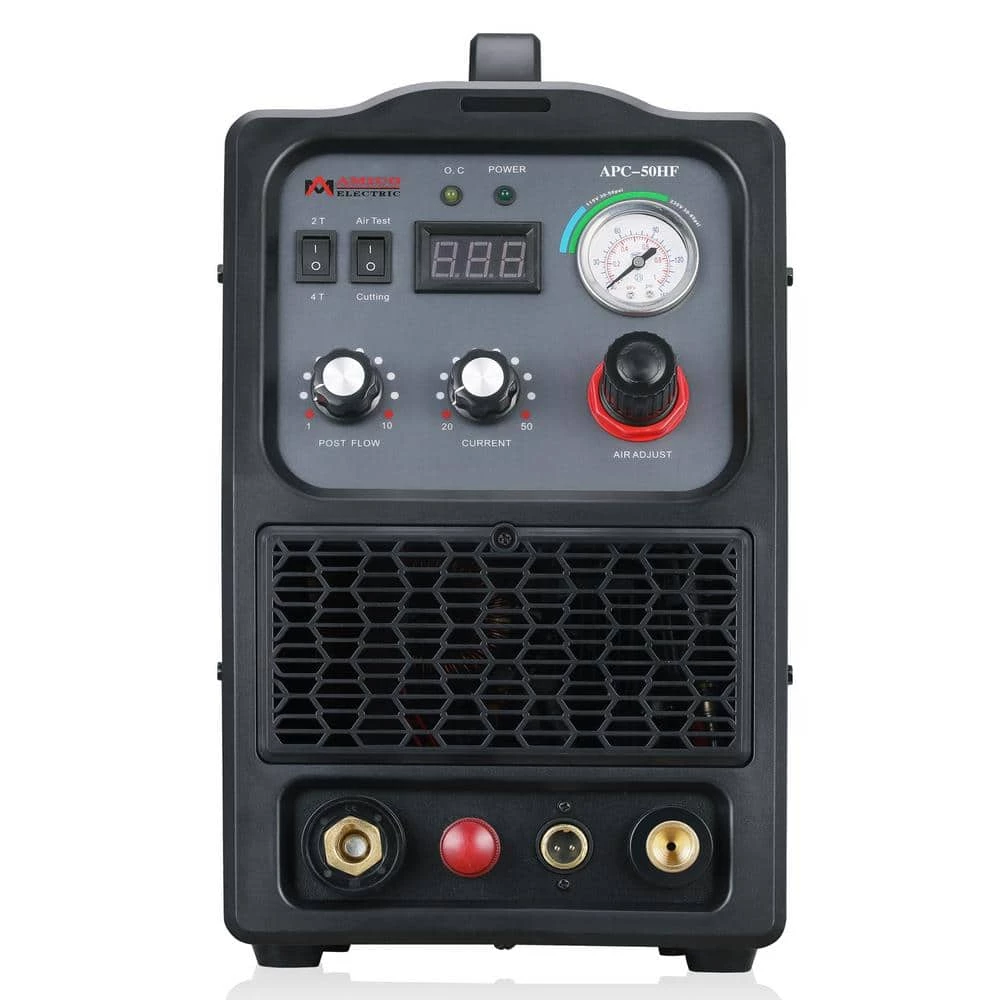 AM AMICO ELECTRIC 50 Amp Non-Touch Pilot Arc Plasma Cutter, 4/5 in. Clean Cut, 80% Duty Cycle 90-Volt to 300-Volt Wide Voltage 4 AM AMICO ELECTRIC 50 Amp Non-Touch Pilot Arc Plasma Cutter, 4/5 in. Clean Cut, 80% Duty Cycle 90-Volt to 300-Volt Wide Voltage - Image 4