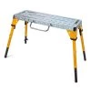 DEWALT 46 in. x 18 in. Adjustable Height Portable Folding Steel Welding Table and Workbench