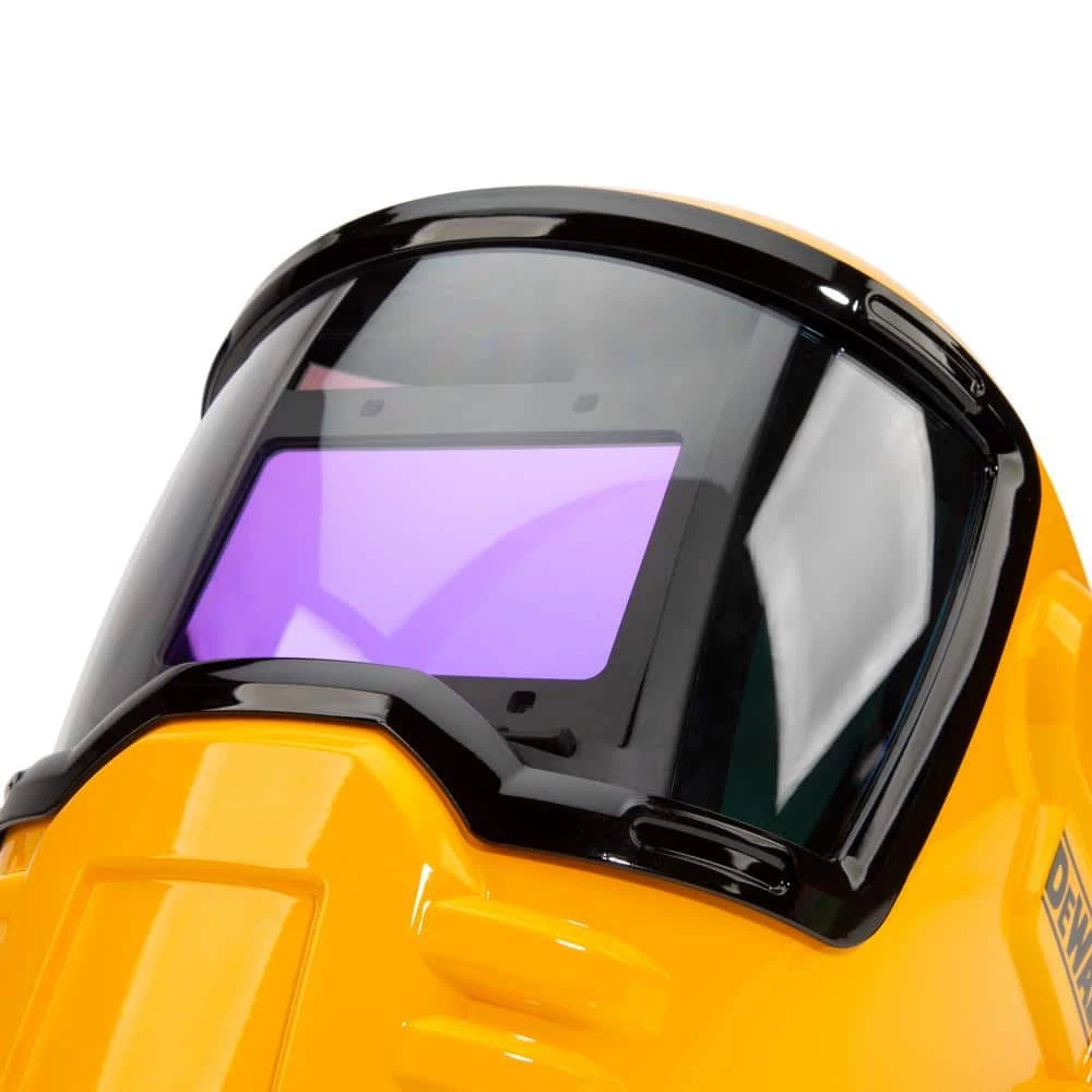 DEWALT 3.9 in. x 2.4 in. Wide-View Auto-Darkening Welding Helmet with Variable Number 4-13 Shade Lens 7 DEWALT 3.9 in. x 2.4 in. Wide-View Auto-Darkening Welding Helmet with Variable Number 4-13 Shade Lens - Image 7