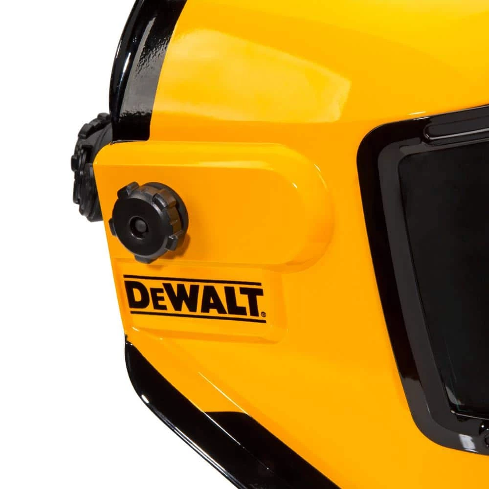 DEWALT 3.9 in. x 2.4 in. Wide-View Auto-Darkening Welding Helmet with Variable Number 4-13 Shade Lens 3 DEWALT 3.9 in. x 2.4 in. Wide-View Auto-Darkening Welding Helmet with Variable Number 4-13 Shade Lens - Image 3