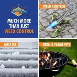 Flame King 24,000 BTU Propane Torch Weed Burner Ice Melter Self Lighting -Welding & Soldering Tools Sales flame king torches tanks pq810cga 44 1000