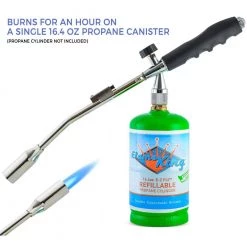 Flame King 20,000 BTU Handheld Slanted Propane Charcoal Lighter Torch -Welding & Soldering Tools Sales flame king torches tanks ysnax1 108 44 1000