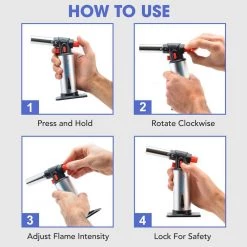 Flame King Professional Butane Kitchen and Culinary Handheld Torch -Welding & Soldering Tools Sales flame king torches tanks ysnax1 207 4f 1000