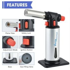 Flame King Professional Butane Kitchen and Culinary Handheld Torch -Welding & Soldering Tools Sales flame king torches tanks ysnax1 207 fa 1000