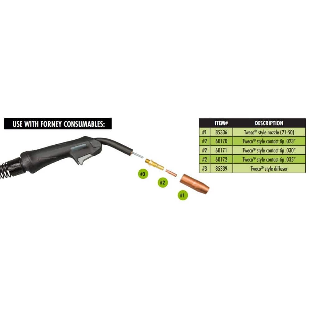 Forney Easy Weld 140 MP, Multi-Process Welder 9 Forney Easy Weld 140 MP, Multi-Process Welder - Image 9