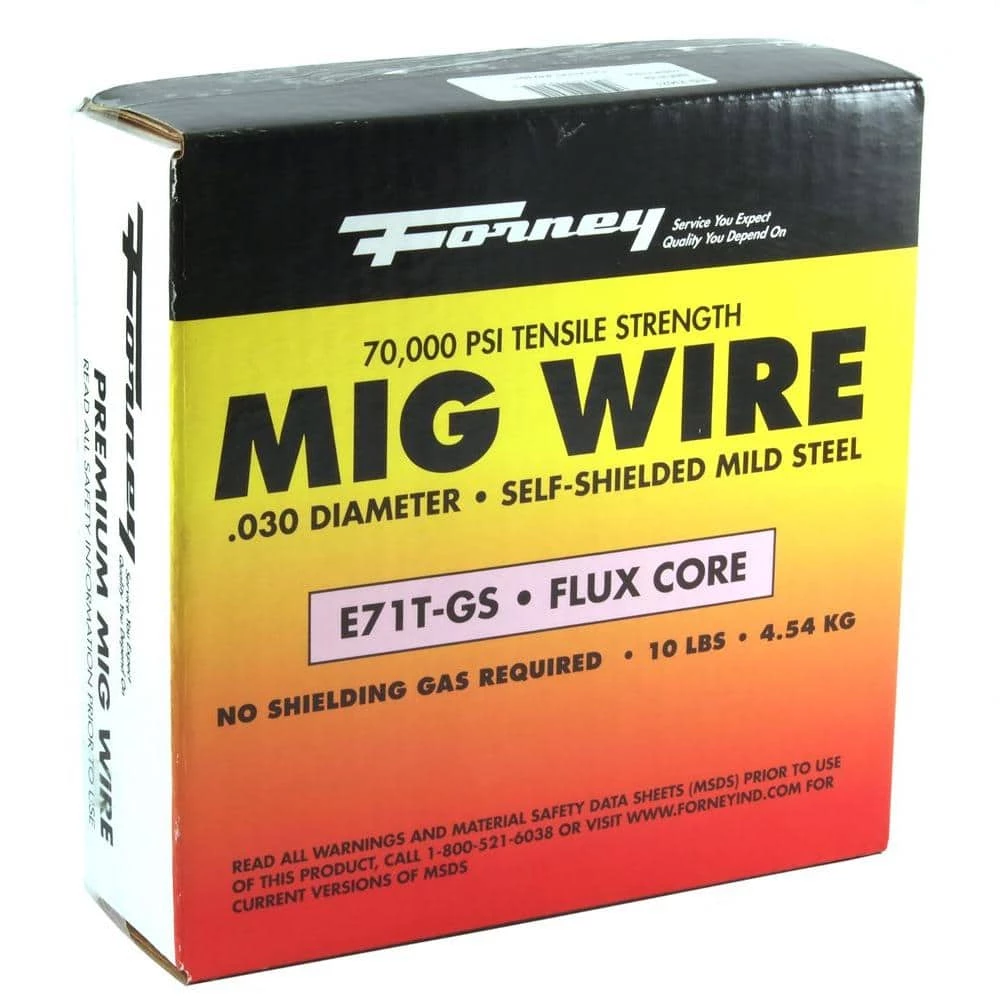 Forney 0.030 Dia E71TGS Flux Core Mild Steel MIG Wire 10 lb. Spool 4 Forney 0.030 Dia E71TGS Flux Core Mild Steel MIG Wire 10 lb. Spool - Image 4