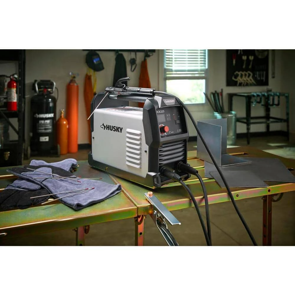 Husky Single Phase 225 Amp 240-Volt/120-Volt Dual Voltage AC Stick Welder with Dual Voltage Technology 5 Husky Single Phase 225 Amp 240-Volt/120-Volt Dual Voltage AC Stick Welder with Dual Voltage Technology - Image 5
