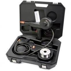 Lincoln Electric Magnum 100SG Welding Spool Gun for Soft Aluminum Wire, Including 10 ft. Gun Cable, Control Harness, Connector and Case