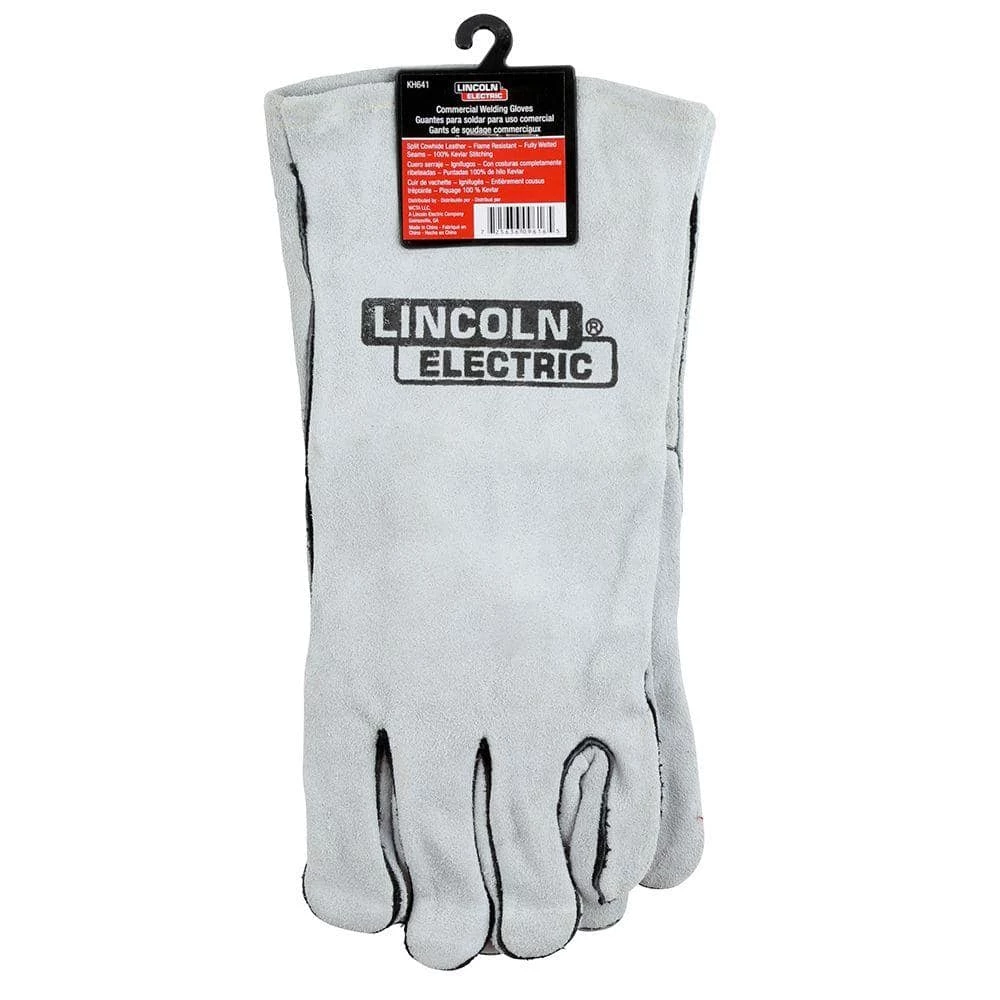 Lincoln Electric Cloth-Lined Leather Welding Gloves 1 Lincoln Electric Cloth-Lined Leather Welding Gloves