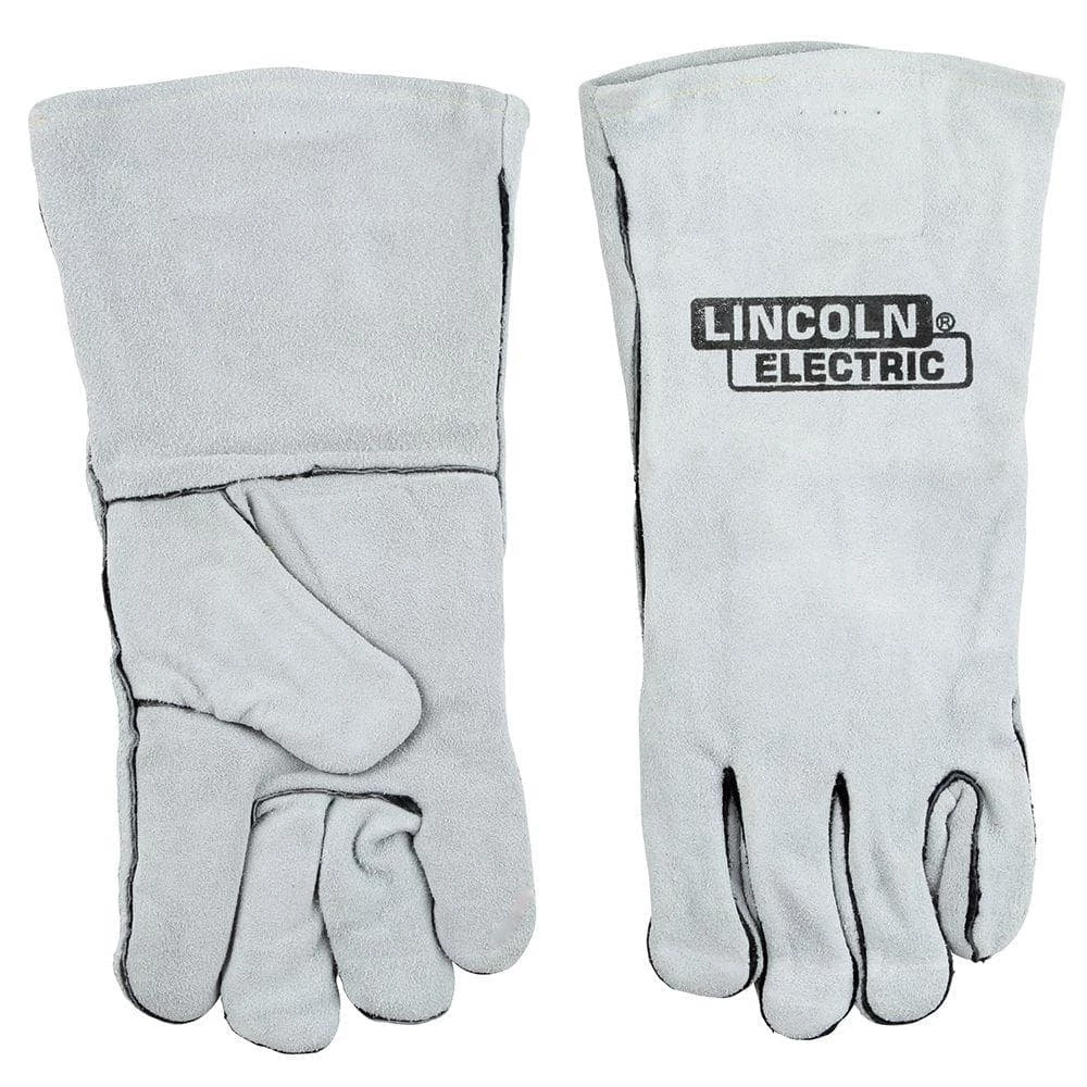Lincoln Electric Cloth-Lined Leather Welding Gloves 7 Lincoln Electric Cloth-Lined Leather Welding Gloves - Image 7