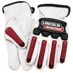 Lincoln Electric Large Unisex Impact and Cut Resistant Sheep Skin Driver Gloves