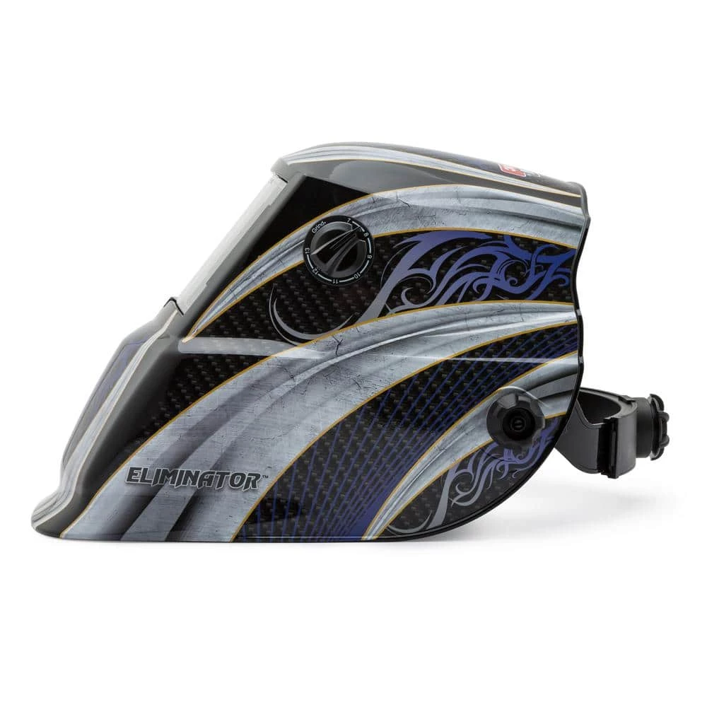 Lincoln Electric Auto-Darkening Welding Helmet with Variable Shade Lens No. 7-13 (1.73 x 3.82 in. Viewing Area), Eliminator Design 3 Lincoln Electric Auto-Darkening Welding Helmet with Variable Shade Lens No. 7-13 (1.73 x 3.82 in. Viewing Area), Eliminator Design - Image 3