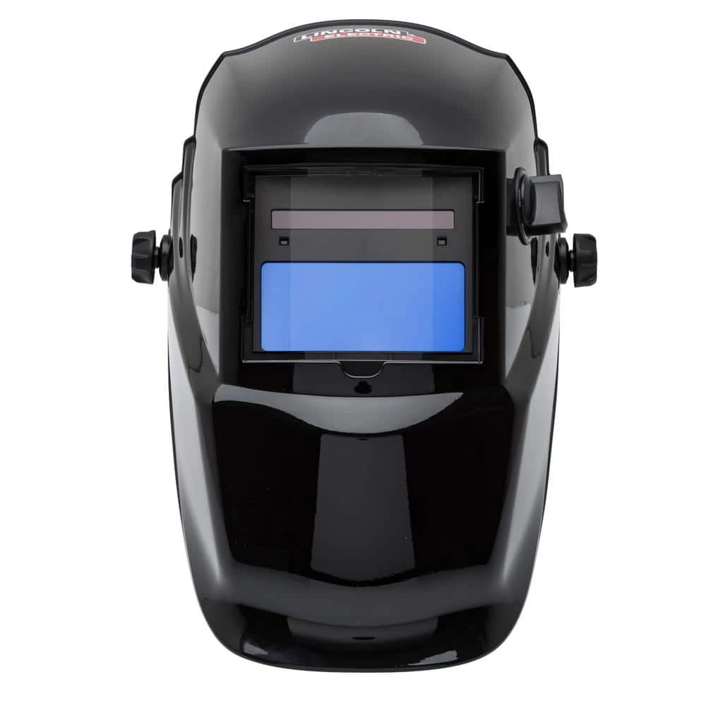 Lincoln Electric Auto-Darkening Welding Helmet with Variable Shade Lens No. 7-13 (1.73 x 3.82 in. Viewing Area), Black Glossy Design 2 Lincoln Electric Auto-Darkening Welding Helmet with Variable Shade Lens No. 7-13 (1.73 x 3.82 in. Viewing Area), Black Glossy Design - Image 2