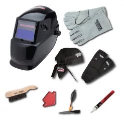 Lincoln Electric Black Glossy Welding Helmet Kit