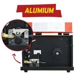 Lotos 140 Amp MIG Wire Feed Welder Flux Core Welder and Aluminum Welder UNG 5/8 in. Hose Fitting Regulator 2T/4T Switch 110V -Welding & Soldering Tools Sales lotos mig welders mig140 4f 1000