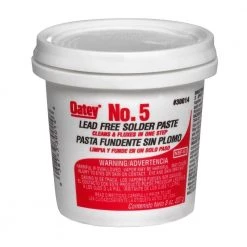 OATEY No. 5 8 oz. Lead-Free Water Soluble Solder Flux Paste