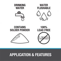 OATEY 8 oz. Lead-Free Water Soluble Solder Tinning Flux -Welding & Soldering Tools Sales oatey solder flux 30142 c3 1000