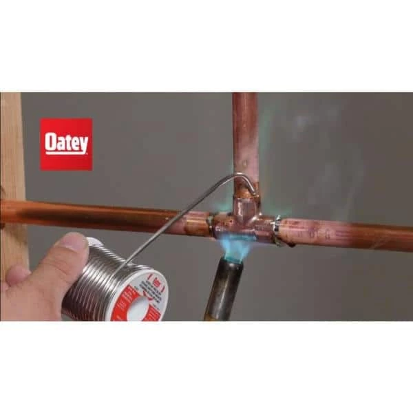 OATEY Soldering Kit with 1.7 oz. Lead-Free Water Soluble Flux Paste and 4 oz. Silver Solder Wire 3 OATEY Soldering Kit with 1.7 oz. Lead-Free Water Soluble Flux Paste and 4 oz. Silver Solder Wire - Image 3