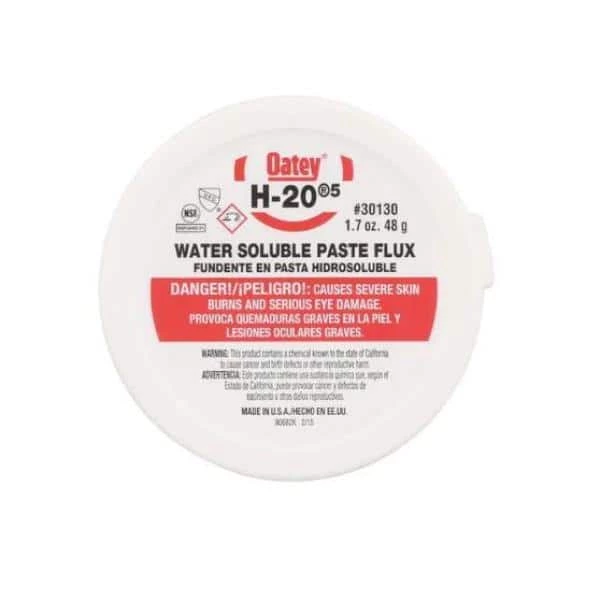 OATEY Soldering Kit with 1.7 oz. Lead-Free Water Soluble Flux Paste and 4 oz. Silver Solder Wire 2 OATEY Soldering Kit with 1.7 oz. Lead-Free Water Soluble Flux Paste and 4 oz. Silver Solder Wire - Image 2