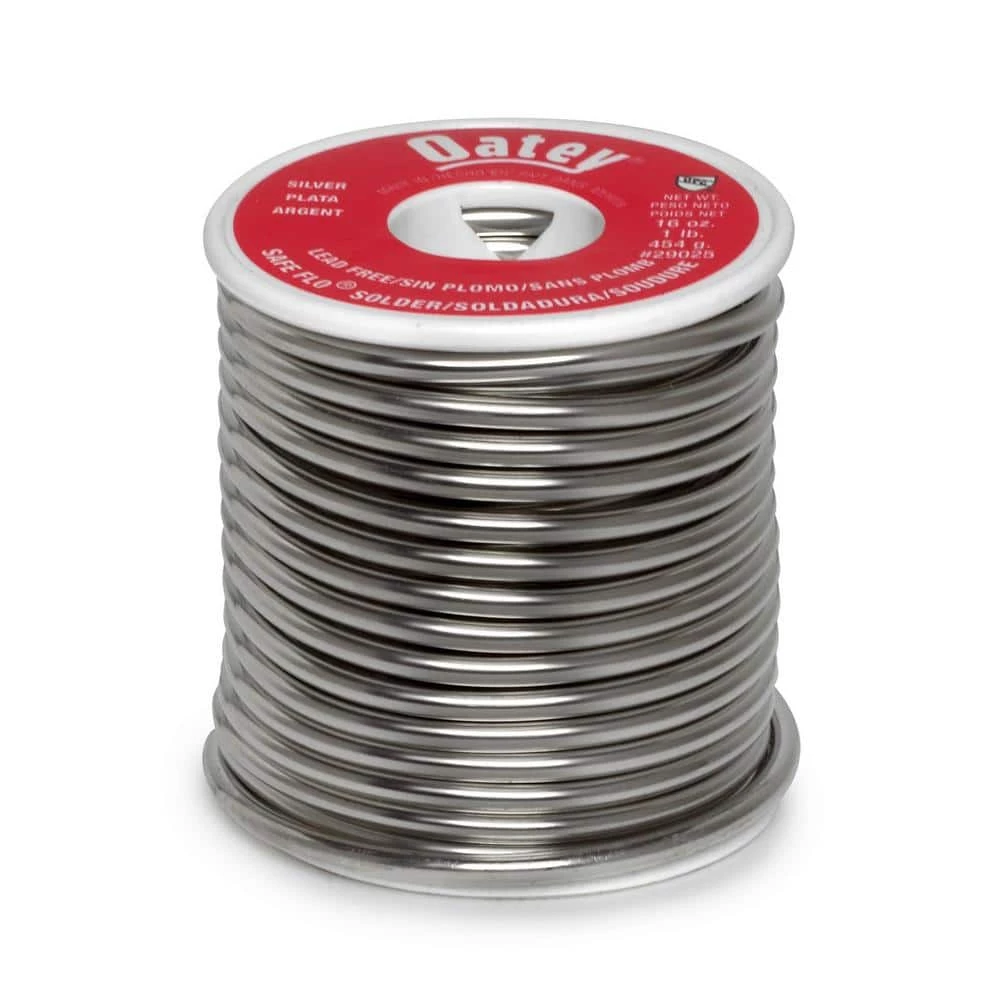OATEY Safe Flo 1 lb. Lead-Free Silver Solder Wire 4 OATEY Safe Flo 1 lb. Lead-Free Silver Solder Wire - Image 4