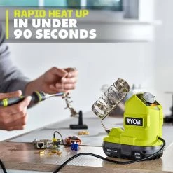RYOBI ONE+ 18V Cordless 120-Watt Soldering Iron Topper (Tool Only) 18 RYOBI ONE+ 18V Cordless 120-Watt Soldering Iron Topper (Tool Only) -Welding & Soldering Tools Sales ryobi soldering irons pcl946b 1d 1000