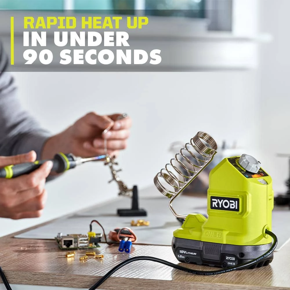 RYOBI ONE+ 18V Cordless 120-Watt Soldering Iron Topper (Tool Only) 5 RYOBI ONE+ 18V Cordless 120-Watt Soldering Iron Topper (Tool Only) - Image 5