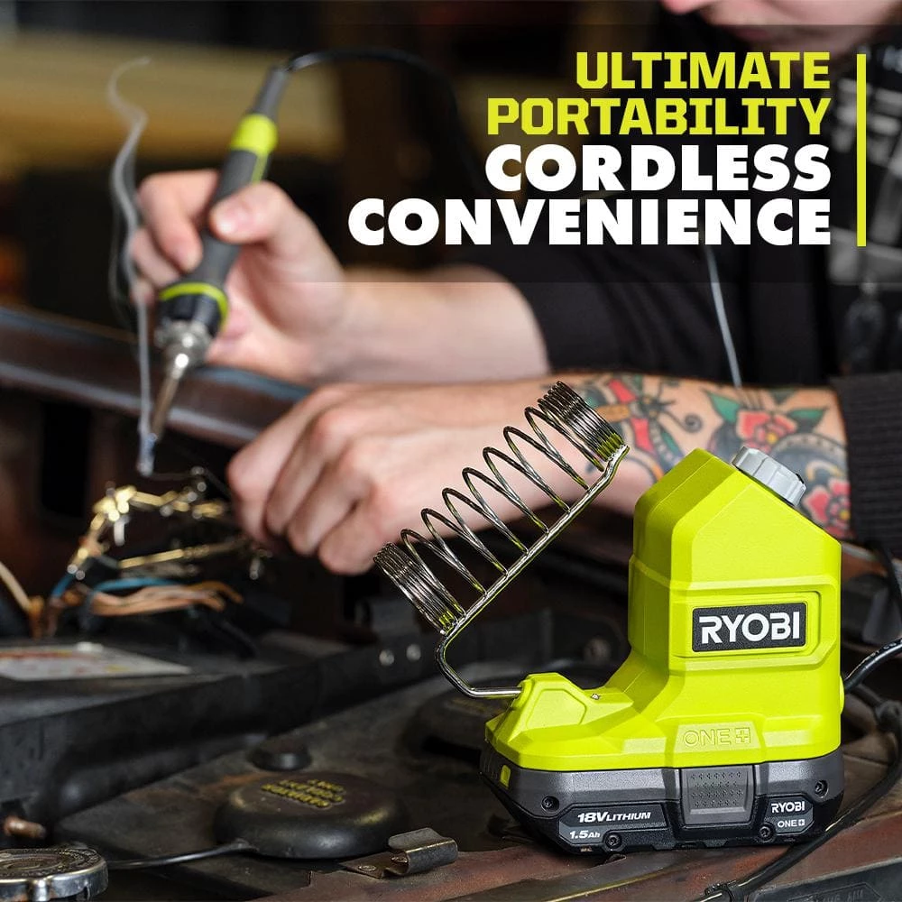 RYOBI ONE+ 18V Cordless 120-Watt Soldering Iron Topper (Tool Only) 6 RYOBI ONE+ 18V Cordless 120-Watt Soldering Iron Topper (Tool Only) - Image 6