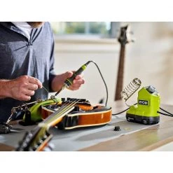 RYOBI ONE+ 18V Cordless 120-Watt Soldering Iron Topper Kit with 1.5 Ah Battery and Charger 23 RYOBI ONE+ 18V Cordless 120-Watt Soldering Iron Topper Kit with 1.5 Ah Battery and Charger -Welding & Soldering Tools Sales ryobi soldering irons pcl946k1 4f 1000