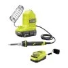 RYOBI ONE+ 18V Cordless 120-Watt Soldering Iron Topper Kit with 1.5 Ah Battery and Charger