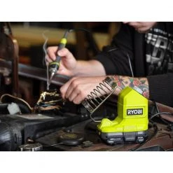 RYOBI ONE+ 18V Cordless 120-Watt Soldering Iron Topper Kit with 1.5 Ah Battery and Charger 20 RYOBI ONE+ 18V Cordless 120-Watt Soldering Iron Topper Kit with 1.5 Ah Battery and Charger -Welding & Soldering Tools Sales ryobi soldering irons pcl946k1 66 1000