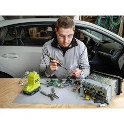 RYOBI ONE+ 18V Cordless 120-Watt Soldering Iron Topper Kit with 1.5 Ah Battery and Charger 18 RYOBI ONE+ 18V Cordless 120-Watt Soldering Iron Topper Kit with 1.5 Ah Battery and Charger -Welding & Soldering Tools Sales ryobi soldering irons pcl946k1 a0 1000