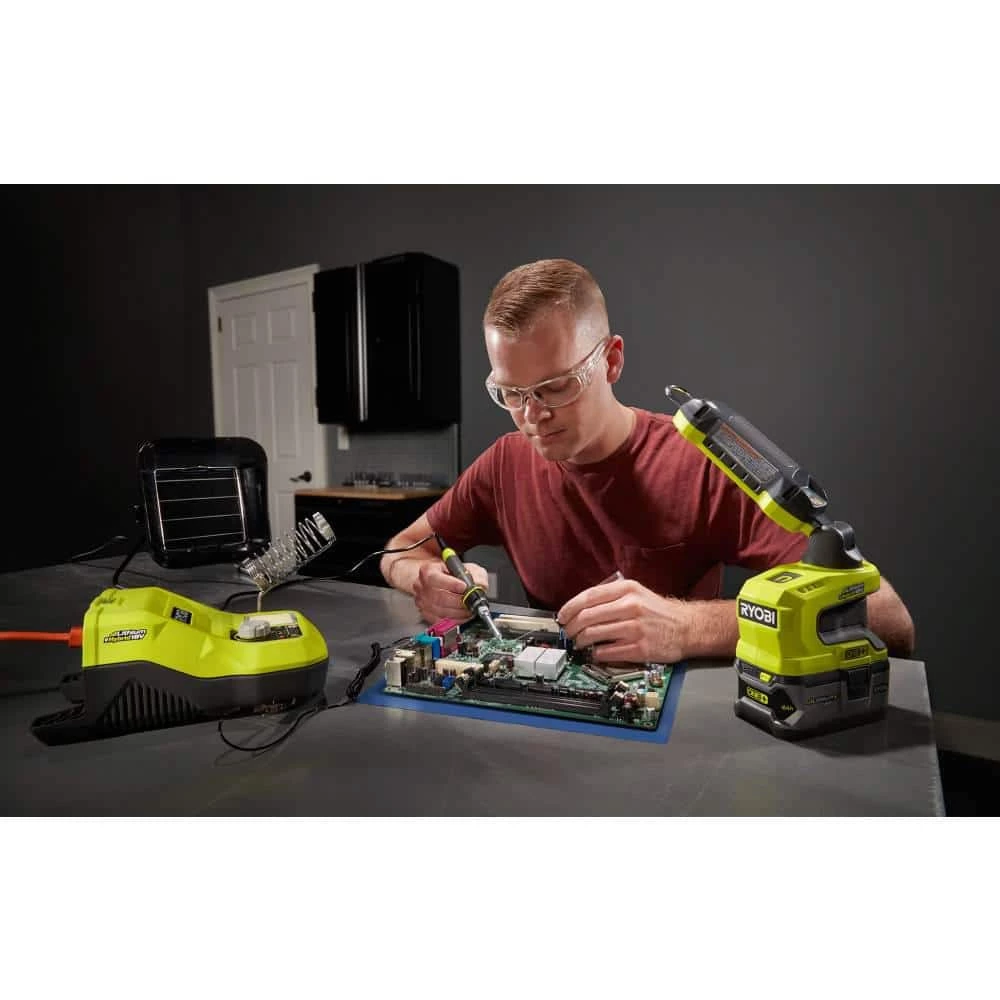 RYOBI ONE+ 18V Hybrid Soldering Station with 2.0 Ah Battery and Charger 10 RYOBI ONE+ 18V Hybrid Soldering Station with 2.0 Ah Battery and Charger - Image 10