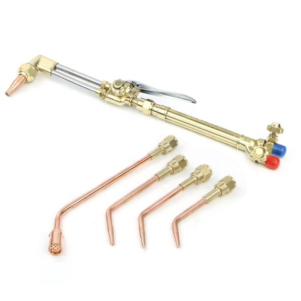 STARK USA Cut Welder Kit with Torch, Oxygen and Acetylene Regulators, 3/16 in. x 15 ft. Hose, Victor Type Cutting Welding Brazing 3 STARK USA Cut Welder Kit with Torch, Oxygen and Acetylene Regulators, 3/16 in. x 15 ft. Hose, Victor Type Cutting Welding Brazing - Image 3