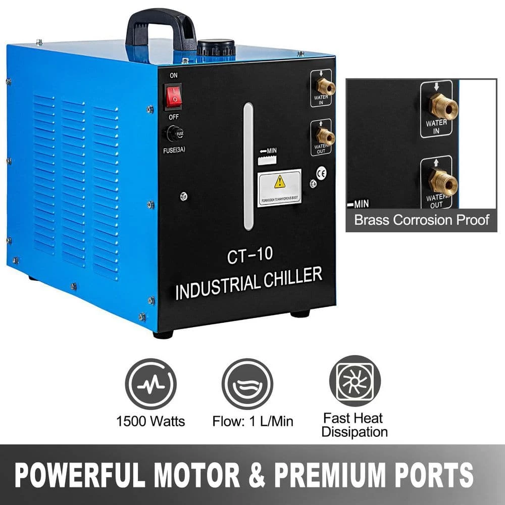 VEVOR Tig Water Cooler 10L 1500 Watt Water Cooling Tig MIG Welder 350 Amp 110-Volt for High-Power Argon Arc Welding Machine 2 VEVOR Tig Water Cooler 10L 1500 Watt Water Cooling Tig MIG Welder 350 Amp 110-Volt for High-Power Argon Arc Welding Machine - Image 2