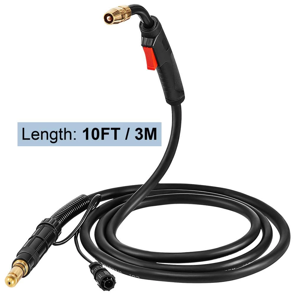 VEVOR MIG Welding Gun 10 ft. 100 Amp Welding Torch for 0.024 in. to 0.031 in. Wire for Lincoln Magnum 100L (K530-6) 8 VEVOR MIG Welding Gun 10 ft. 100 Amp Welding Torch for 0.024 in. to 0.031 in. Wire for Lincoln Magnum 100L (K530-6) - Image 8