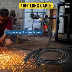 VEVOR MIG Welding Gun 10 ft. 100 Amp Welding Torch for 0.024 in. to 0.031 in. Wire for Lincoln Magnum 100L (K530-6) 14 VEVOR MIG Welding Gun 10 ft. 100 Amp Welding Torch for 0.024 in. to 0.031 in. Wire for Lincoln Magnum 100L (K530-6) -Welding & Soldering Tools Sales vevor welding spool guns lincolnhjyhq00001v0 fa 1000