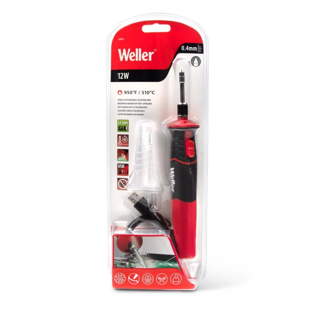 Weller 12-Watt Cordless Soldering Iron with Lithium-Ion Rechargeable Battery 5 Weller 12-Watt Cordless Soldering Iron with Lithium-Ion Rechargeable Battery - Image 5